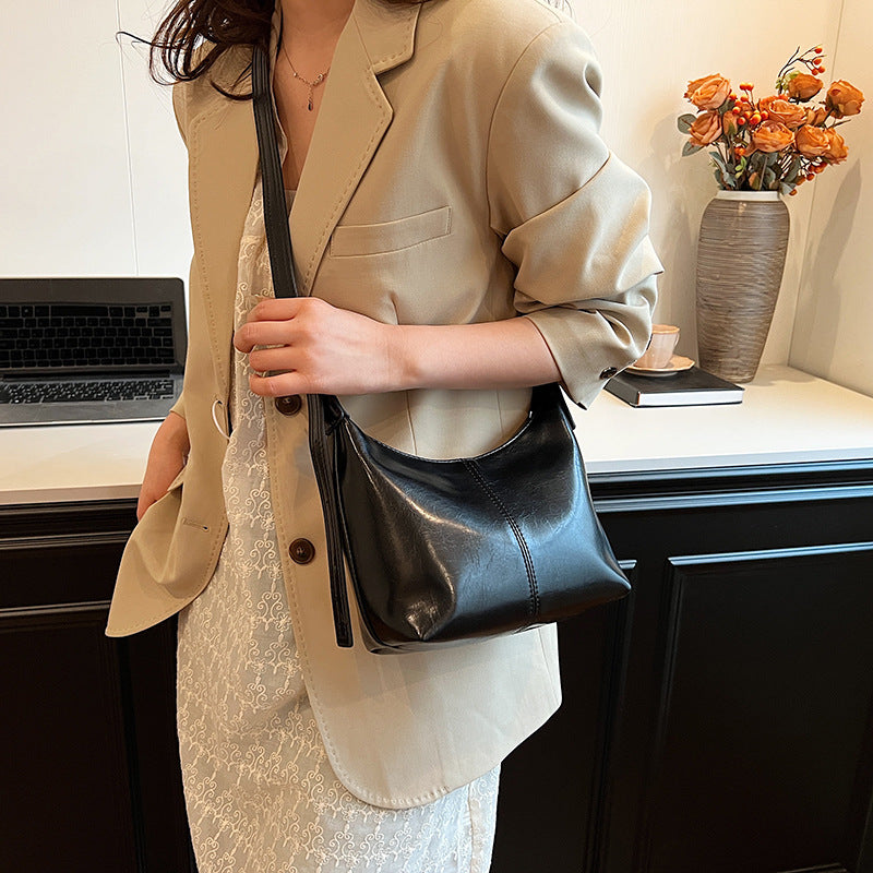 Fashion Solid Shoulder Bag