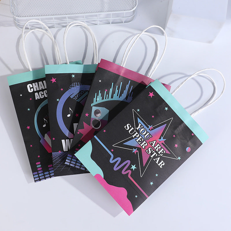 Sac de rangement et d'emballage personnalisé pour musique électronique, accessoires de vêtements 