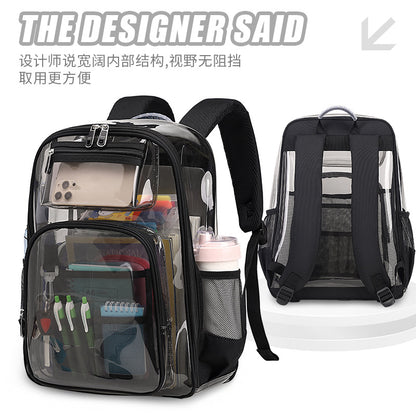 Fashion Waterproof Large Capacity Clear Backpack