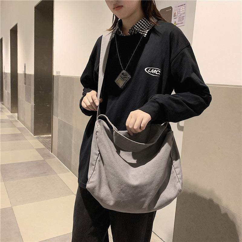 Women Casual Design Solid Color Large Capacity Shoulder Handle Tote Bag