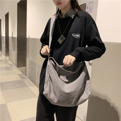 Women Casual Design Solid Color Large Capacity Shoulder Handle Tote Bag