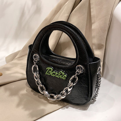 Sac bandoulière Pop Chain couleur unie 