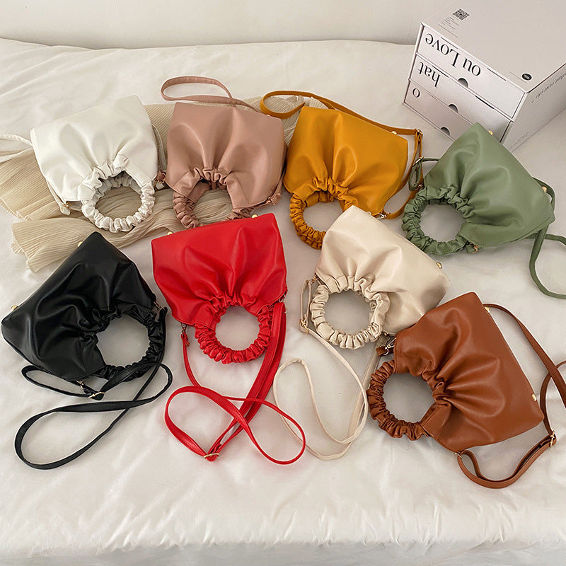 Women'S Simple Solid Color Shoulder Bag