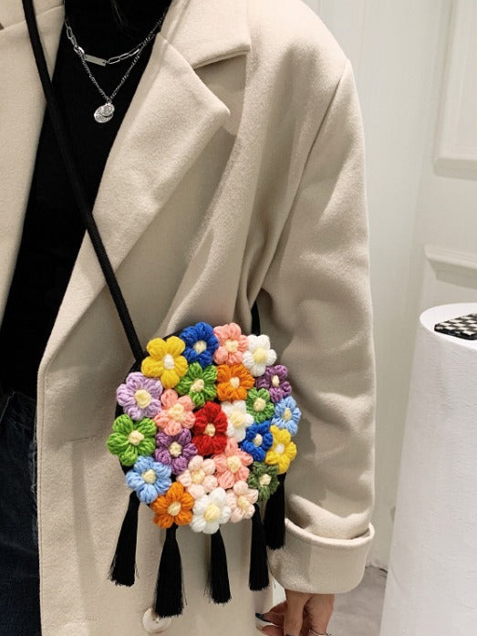 Bohemian Ethnic Tassel Crossbody Bag