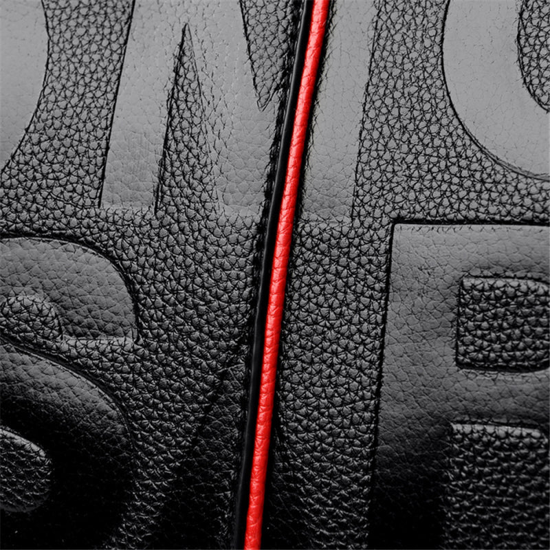 Women Basic letter Embossing Zipper Design Large Capacity PU Handle Bag