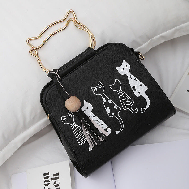 Women'S Fashion Cat Print Handbag