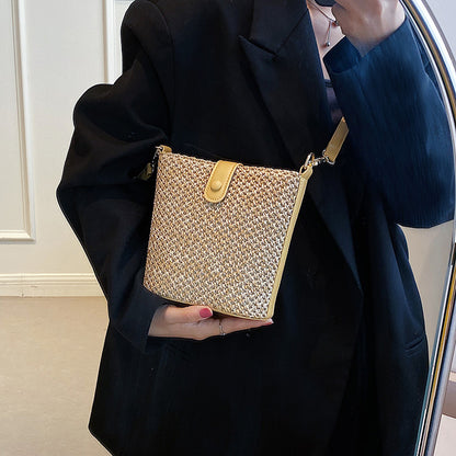 Sac à bandoulière tissé décontracté de style bohème 