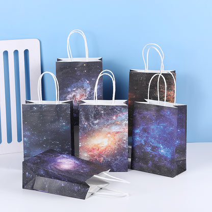 Sac de rangement imprimé étoiles tendance pour accessoires de vêtements 