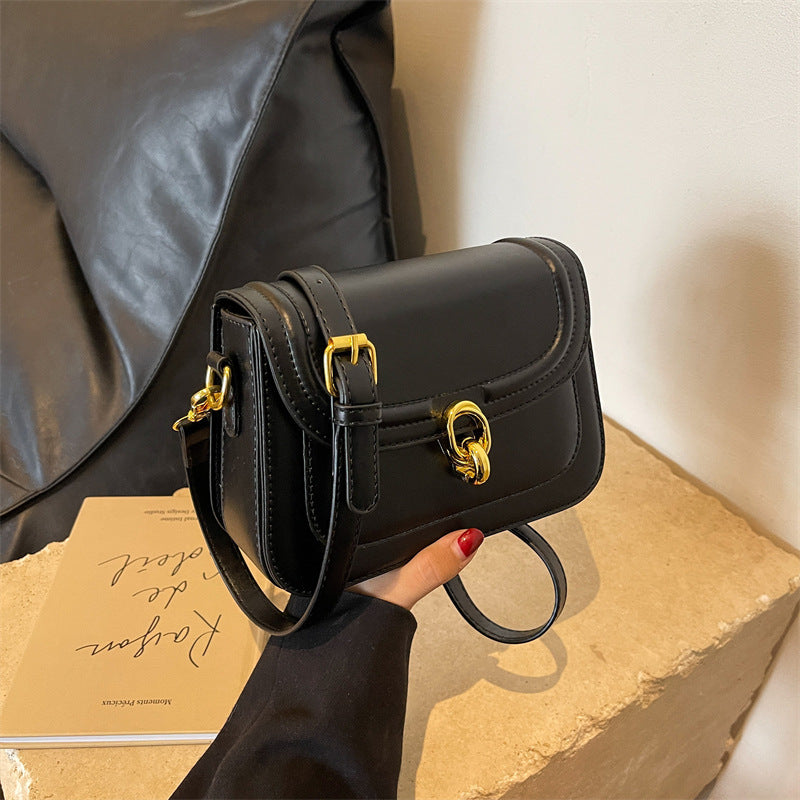 Women Fashion Casual Simple Solid Color Square Shoulder Bag