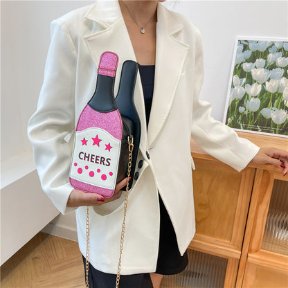 Creative Fashion Bottle Shoulder Bag