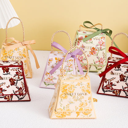 Sac d'emballage cadeau de bonbons de mariage simple et créatif 