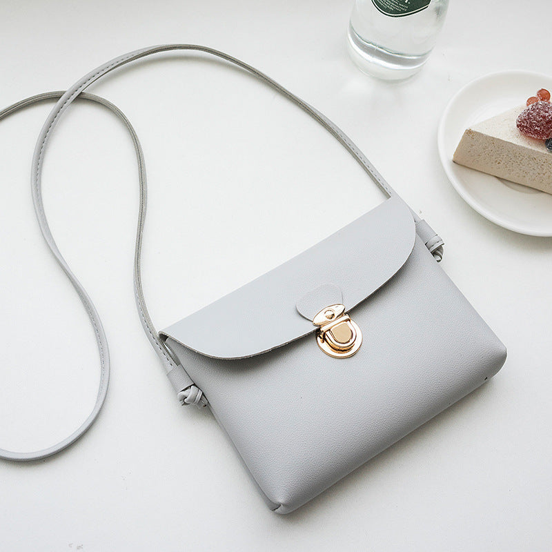 Women Casual Clamshell Design Solid Color Crossbody Bag