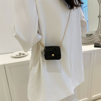 Women Simple Casual Mini Square Chain Crossbody Bag