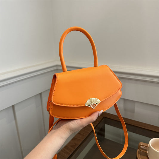 Sac à bandoulière élégant de couleur unie 