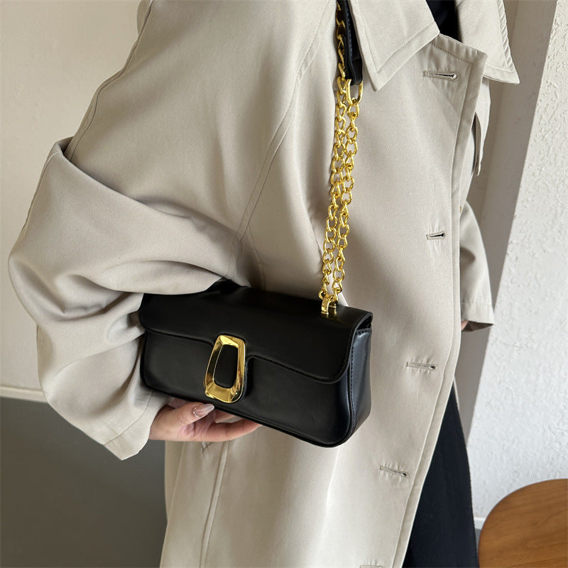 Sac à bandoulière carré à chaîne tendance 