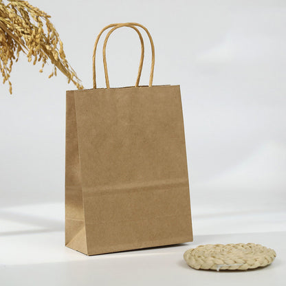 Fashion Creative Solid Color Custom Packaging Bag Clothing Shopping Portable Gift Bag