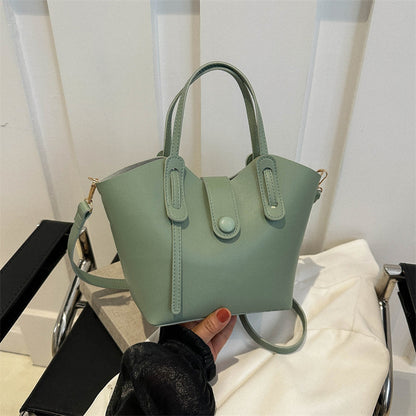 Women Casual Simple Solid Color Handbag