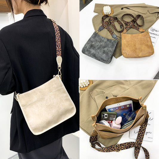 Women'S Fashion Leopard Strap Shoulder Crossbody Bag