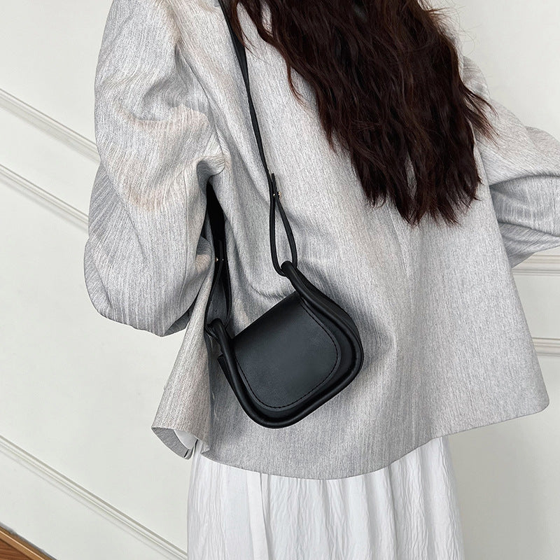 Women Fashion Casual Solid Color Mini Crossbody Bag