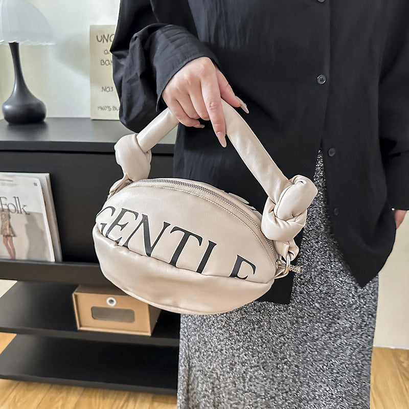 Sacs à main de rugby élégants à imprimé lettre 