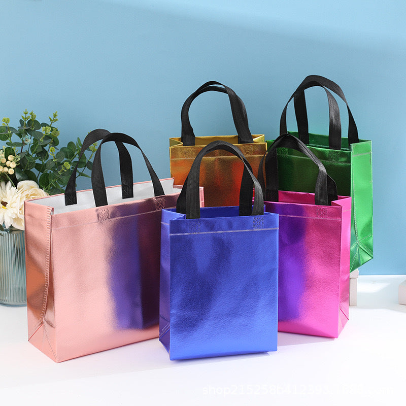 Laser Non-Woven Fabric Bag Coated With Aluminum Shopping Packaging Bag
