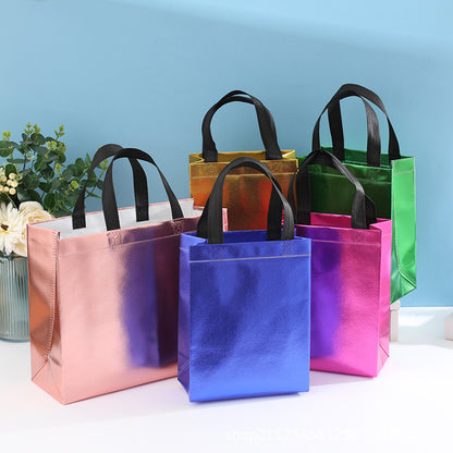 Laser Non-Woven Fabric Bag Coated With Aluminum Shopping Packaging Bag