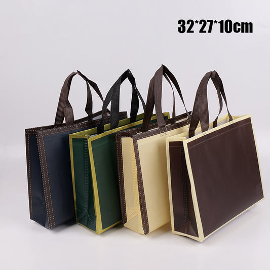 Simple Contrast Color Clothing Packaging Shopping Bag