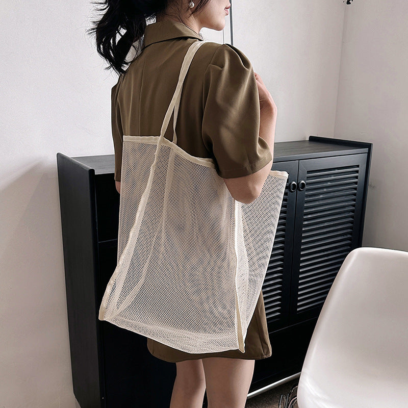 Women Summer Fashionable Simple Casual Large Capacity Shoulder Bag