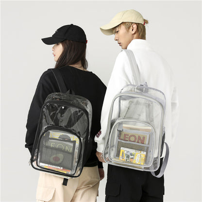 Unisex Fashion Clear Backpack Pvc Backpack