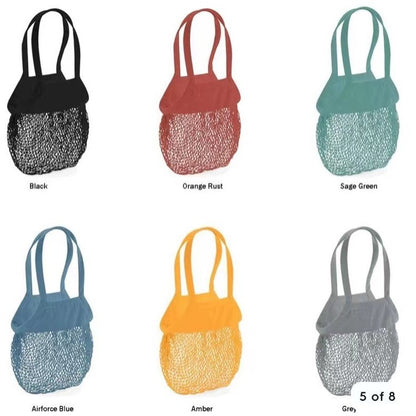 Fashion Solid Color Knitted Large Capacity Shopping Net Bag Beach Bag
