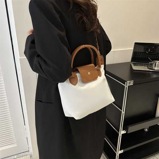 Women Fashion Casual Large Capacity Square Handle Shoulder Bag