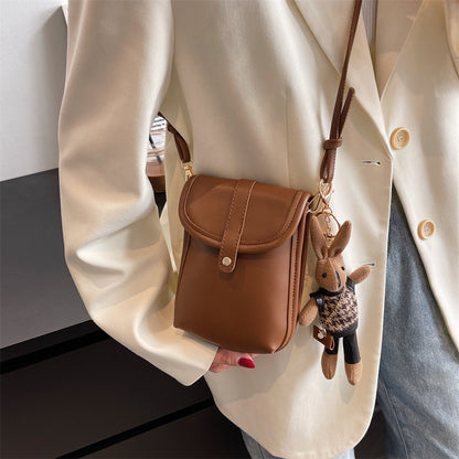 Women Fashion Casual Flip Phone Pendant Crossbody Bag