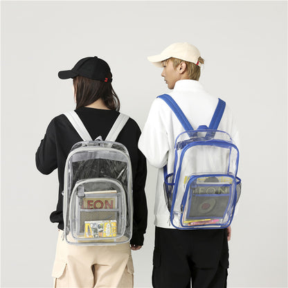 Unisex Fashion Clear Backpack Pvc Backpack