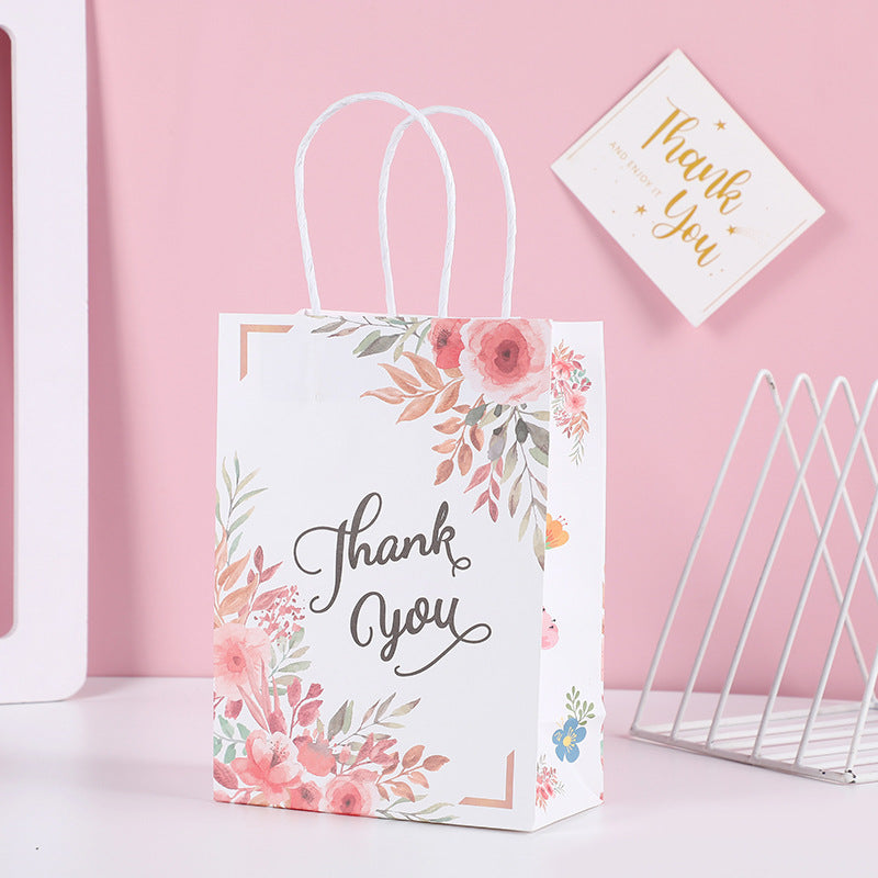 Sac de rangement à poignée imprimée simple et tendance, pour accessoires de vêtements 