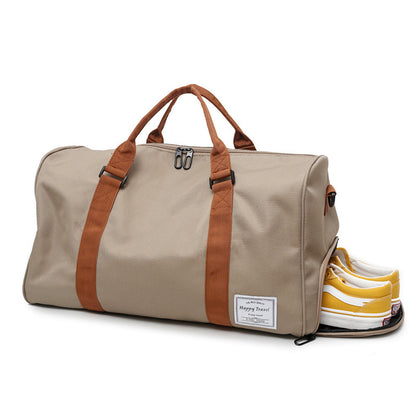 Sac de sport Oxford décontracté à bandoulière et fermeture éclair pour femme 