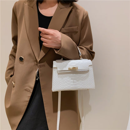 Fashion Solid Color Large Capacity Shoulder Bag