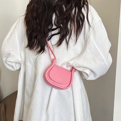 Women Fashion Casual Solid Color Mini Crossbody Bag