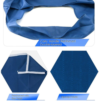 Custom Logo Solid Color Large Capacity Eco-Friendly Shopping Bag