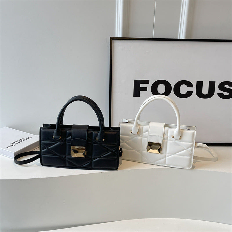 Sacs à main simples à fermeture à pli de couleur unie 