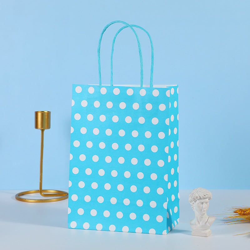 Sac de rangement à pois pour accessoires de vêtements 