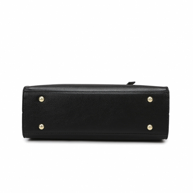 Women Casual Simple Solid Color Large Capacity Handbag