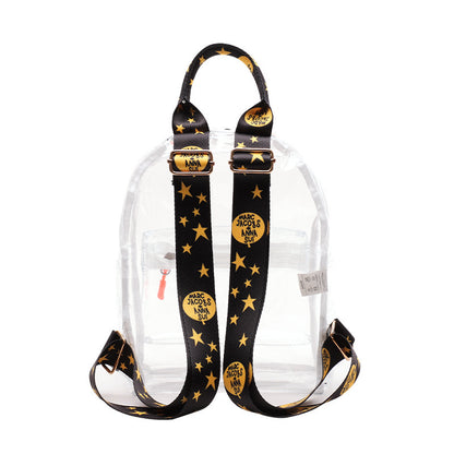 Women Fashion Pvc Clear Waterproof Backpack