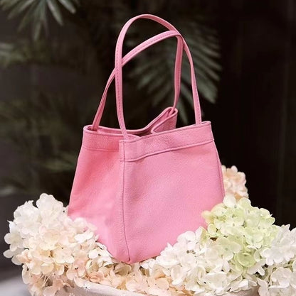 Women Fashion Casual PU Mini Solid Color Clutch Bucket Bag