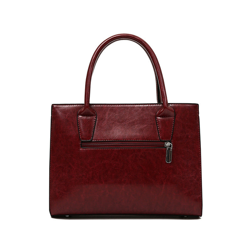 Ensembles de sacs à main vintage en crocodile de grande capacité 