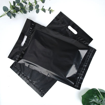 Lot de 100 sacs d'emballage épais et imperméables pour vêtements, 35 x 45 cm, couleur, portables, en plastique 