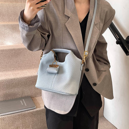 Women Fashion Casual Solid Color Crossbody Bag