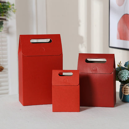 Sac cadeau simple et autoportant sans fenêtre 