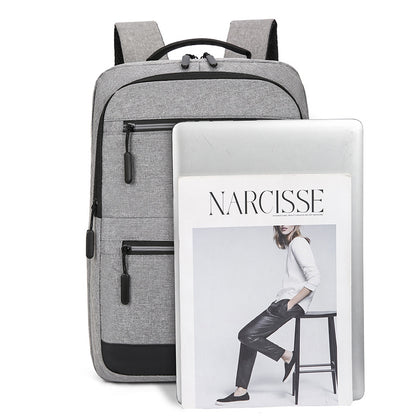 Simple Business USB Large Capacity Backpack