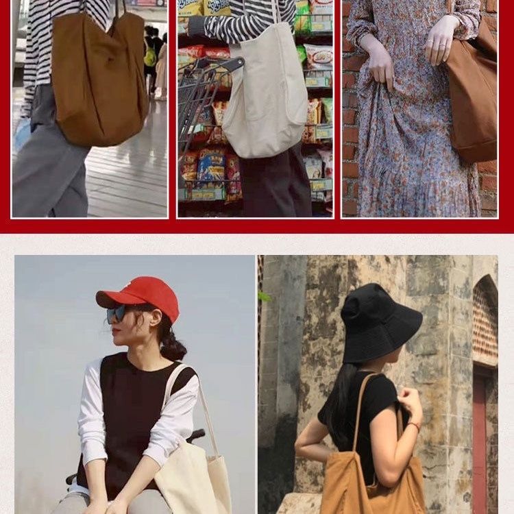 Sac à bandoulière Spot pour femme, nouveau sac en toile 2021, fourre-tout polyvalent, grande capacité, simple et décontracté 