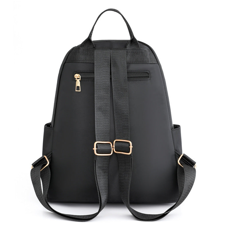 Women Fashion Embroidered Thread Oxford Backpack